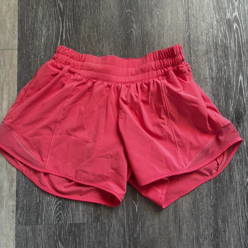Lululemon sonic pink hotty hot shorts